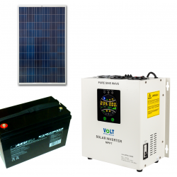 Zestaw solarny Panel 180W Inwerter 230V / 1000VA / 1000Wh